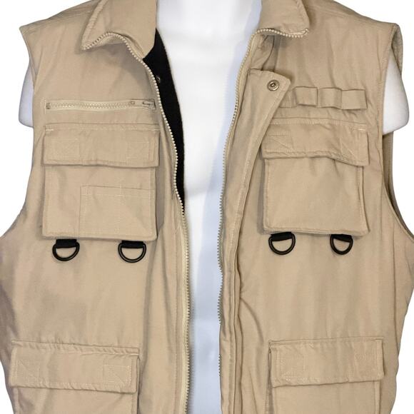 Stag Hill Utility Vest Tan Multi Pocket Outdoor Workwear Men’s Medium - Picture 4 of 9